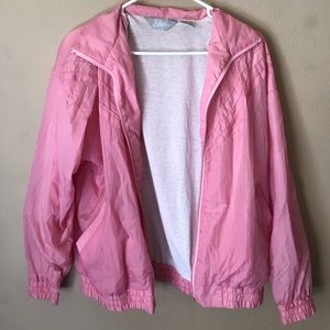 Vintage pink windbreaker